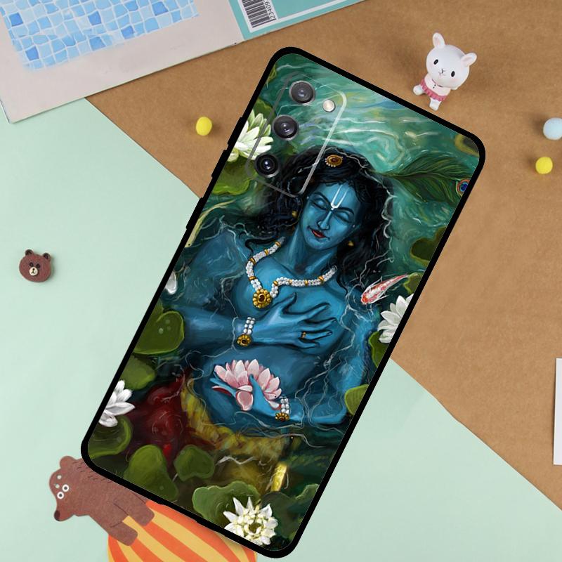 Indisk Gud Lord Krishna Mjukt Fodral För Samsung Galaxy S24 Ultra S9 S10 S20 S22 S21 Plus S23 FE S25 Ultra Funda Cover
