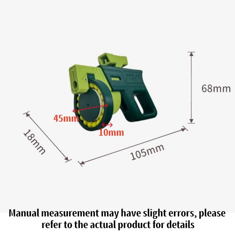 Juguete Modelo Divertido Ensamblado Impreso en 3D Kit Compacto Portátil de Juguete de Dardos de Espuma DIY Regalo Para Adultos y Adolescentes Uso en Exteriores Interiores