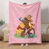 1 Stück Winnie Puuh & Freunde Kuscheldecke Gemütliche Abdeckung für Wohnkultur, Sofa, Bett, Reise