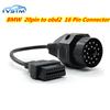New OBD OBD2 Adapter For BMW 20pin To OBD2 16PIN Female Connector E36 E39 X5 Z3 For BMW 20 Pin OBD2 Car Diagnostic Cable Code Readers 4