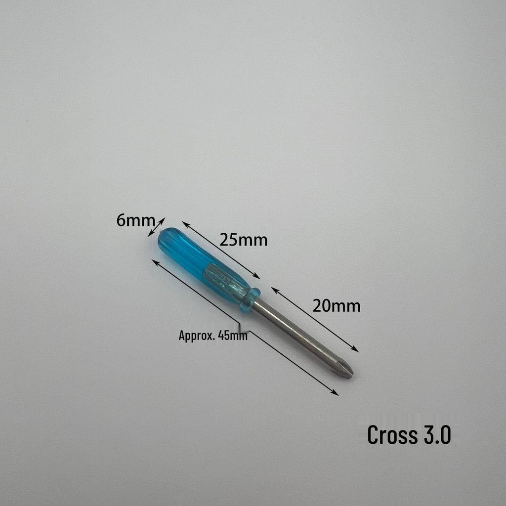Screwdriver Set: Phillips & Flathead (1.5, 2.0, 3.0) with Toy Gift for Small Repairs