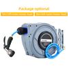 Retractable Garden Hose Reel 33ft Wall Mounted Hose Reel with 6-Function Sprayer Nozzle 180 Degrees   Bracket Automatic Rewind Storage Hose Reel