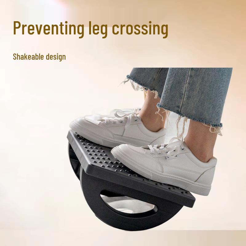 Under-Desk Footrest Ergonomic Footstool - Anti Erect-Leg Support Pedal