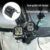 Nissan Patrol Y62 LED Spotlight Quick-Release A-Pillar Bracket