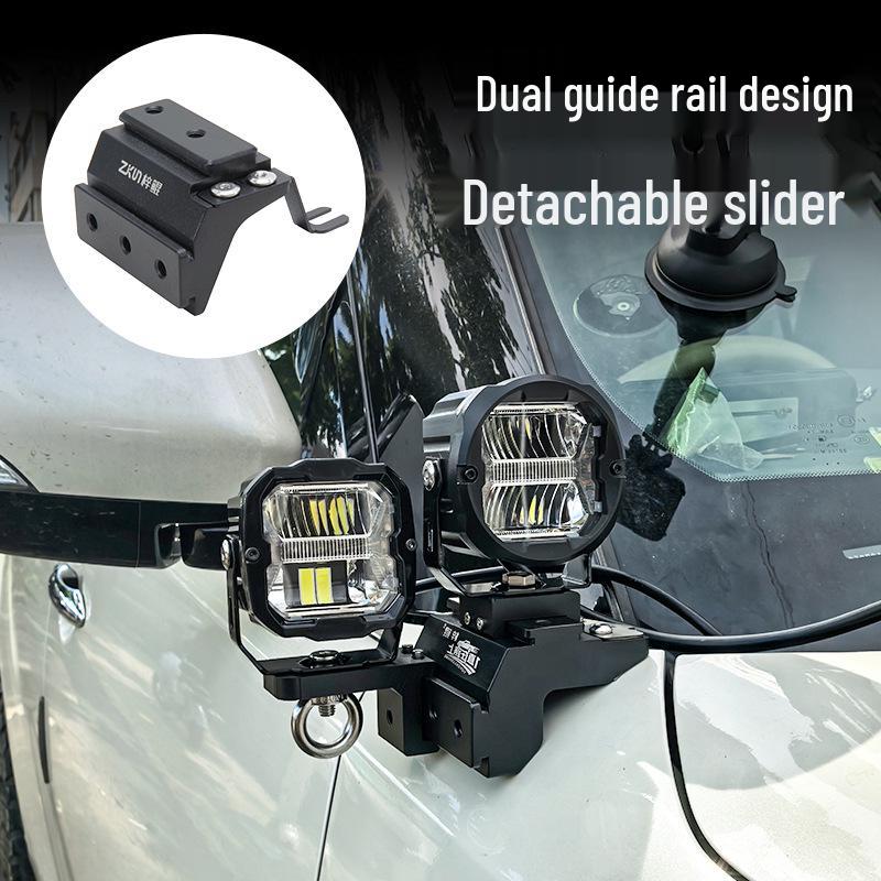 Nissan Patrol Y62 LED Spotlight Quick-Release A-Pillar Bracket