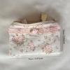 Lace Floral Print Coin Purse, Style Small Multi-Functional Zipper Wallet for Carrying ID, Keys, Coins, Cosmetics, Portable Storage Bag