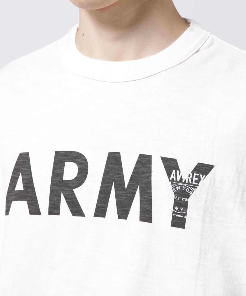 Avirex ARMY TRAINING T-SHIRT, Men's, Size 2XL, 033, Off-White, 783-3134098