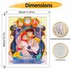 Disney The Little Mermaid Ariel Prince Eric Oil Painting Kit Wall Art Home Decor Anniversary Gift
