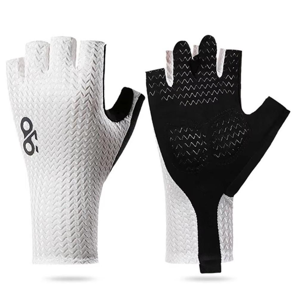 Summer Breathable Cycling Gloves Shockproof Anti-Slip Half Finger Gloves Wear-Resistant Motorcycle Glove Cooling Sport Gear
