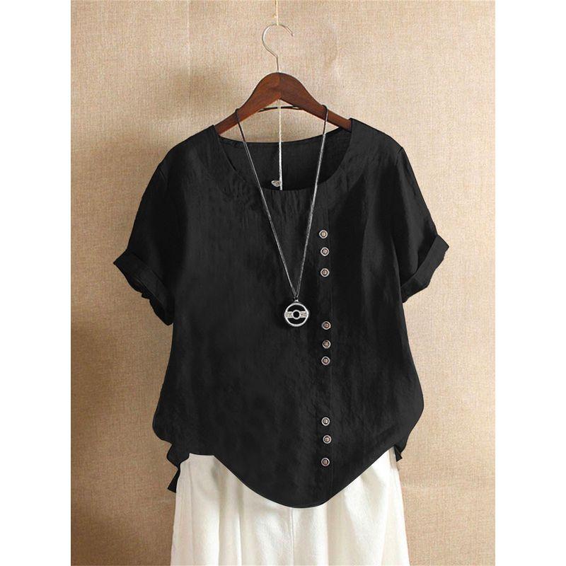 Casual Loose Short Sleeved T-shirt for Women Casual Loose Short Sleeves T-shirt