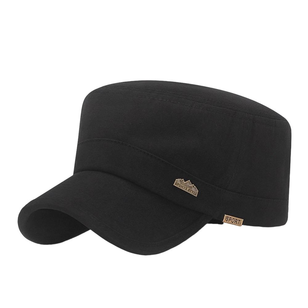 Anti-UV Fishing Hat Casual Peaked cap Fashion Sun Hat  Men Women чёрный