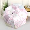 1pc Hello Kitty & Little White Dog Automatic Opening/Closing Umbrella - Portable Three-Fold Design, 8-Bone Iron Frame Outdoor Umbrella, Perfect Gift F