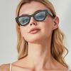 New European and American cat eye sunglasses women YK trend Spice Girls sunglasses Internet celebrity street shot personalized sunglasses