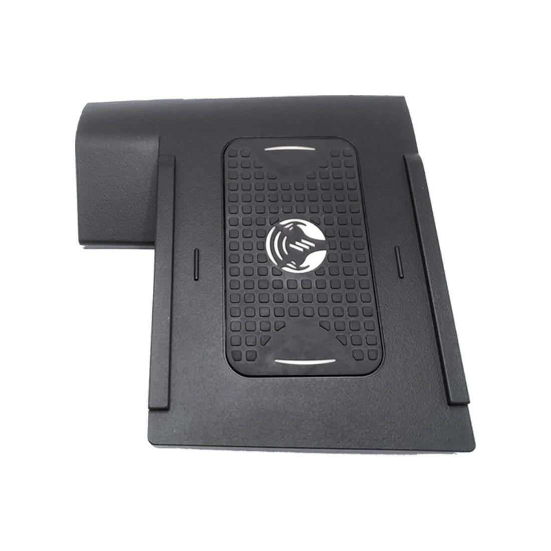 

15 Вт автомобильное беспроводное зарядное устройство быстрое зарядное устройство панель для зарядки держатель телефона для Volkswagen Golf LHD 2019-2020 аксессуары 24mm чёрный