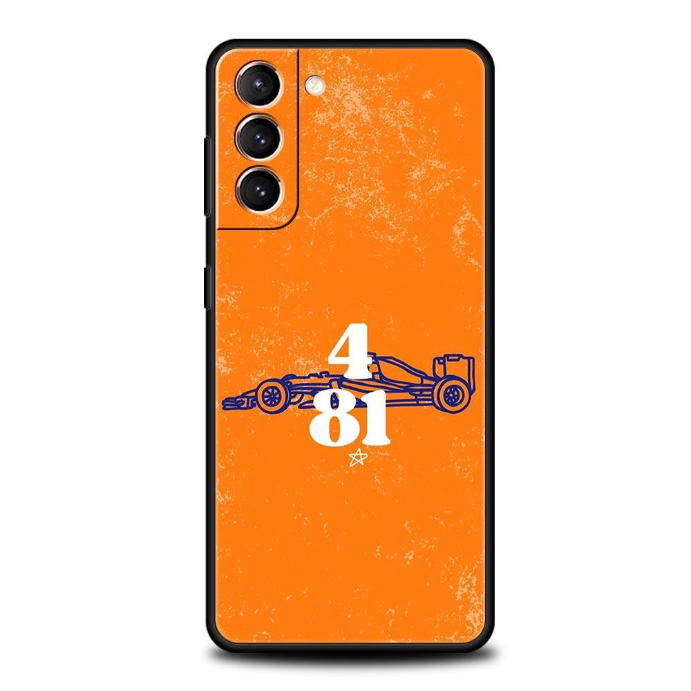 F1 Number 33 Phone Case For Samsung Galaxy S25 S24 S23 FE S22 Ultra S20 S21 5G S10 Plus S10E Soft Black Cover
