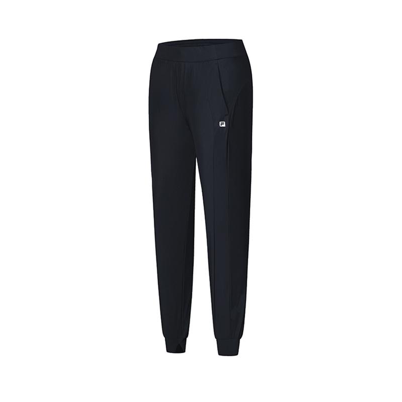 New FILA Knitted Sweatpants Women's Black A11W421604FBK