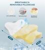 Cervical Pillow for Neck and Shoulder Ergonomic Memory Foam Pillows Sleeping Neck Support Pillow for Side Back Stomach Sleepers