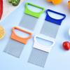 Aguja de Cebolla en Forma de Corazón Rebanadora Multifuncional de Verduras y Ayuda para Rebanar Frutas y Verduras