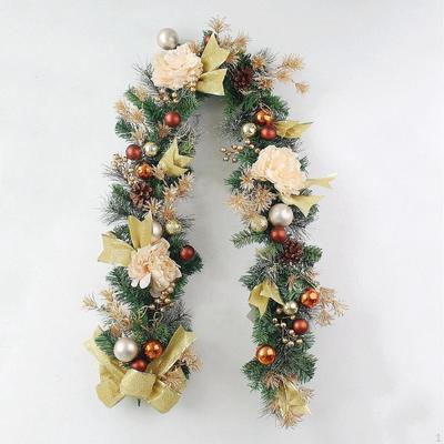 Christmas Garland Home Decoration 180cm Long Crafting Wall Hanging Decor Xmas Ornament for Stairs