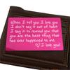 Tarjeta de billetera grabada I Love You - Inserción de billetera - Regalo de novio Regalo de aniversario de regalo de marido