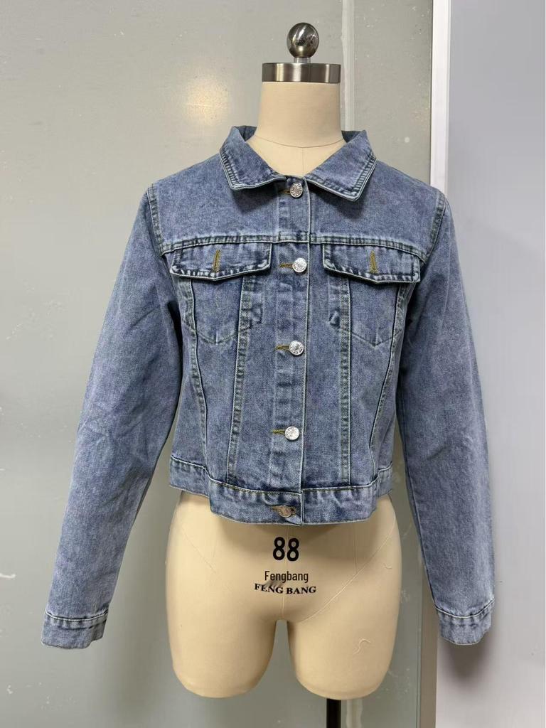 Retro Women's Short Denim Jacket