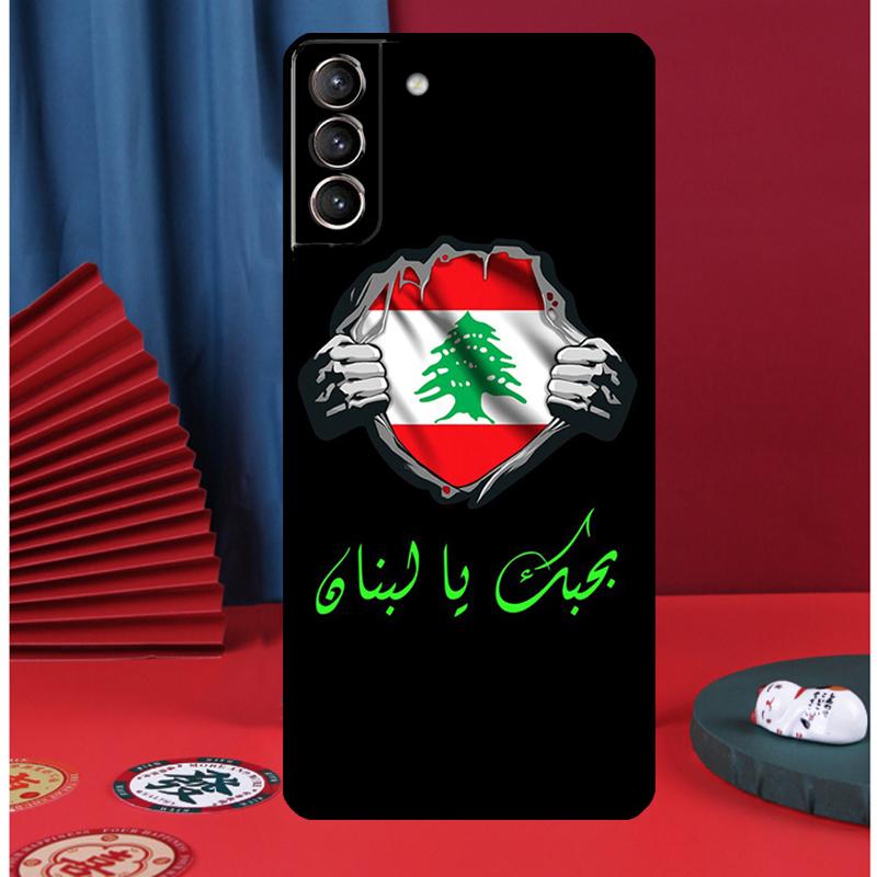Lebanon Flag Case For Samsung Galaxy S22 S23 Ultra S21 S20 FE S9 S10 S22 S23 Plus Note 10 Note 20 Ultra Cover