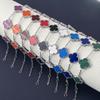 Hoogwaardige 15mm Klavertjevier Armband Geluksbloemen Titaniumstaal Licht Luxe Tide Net Rood Senior Gevoel Verliest Geen Kleur Armband Vrouwelijk