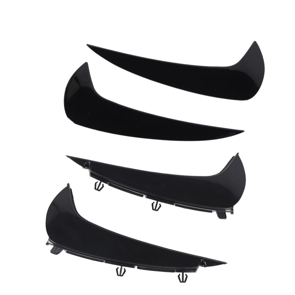 1 Pair Rear Bumper Spoiler Air Vent Cover Left Right Rear Side Splitter Air Vent Trim Replacement