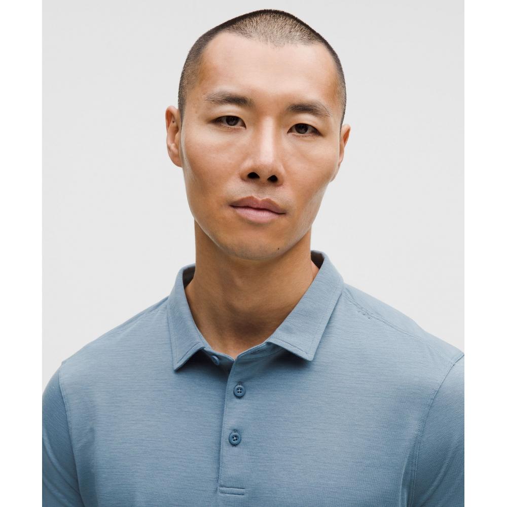 Lululemon Evolution Long Sleeve Polo Shirt Steel Blue
