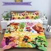 3pcs Super Smash Bros. Characters Print Cover Set Ultra Soft, Breathable, and Comfortable Bedding with Stylish Design for Bedroom and Guest Room