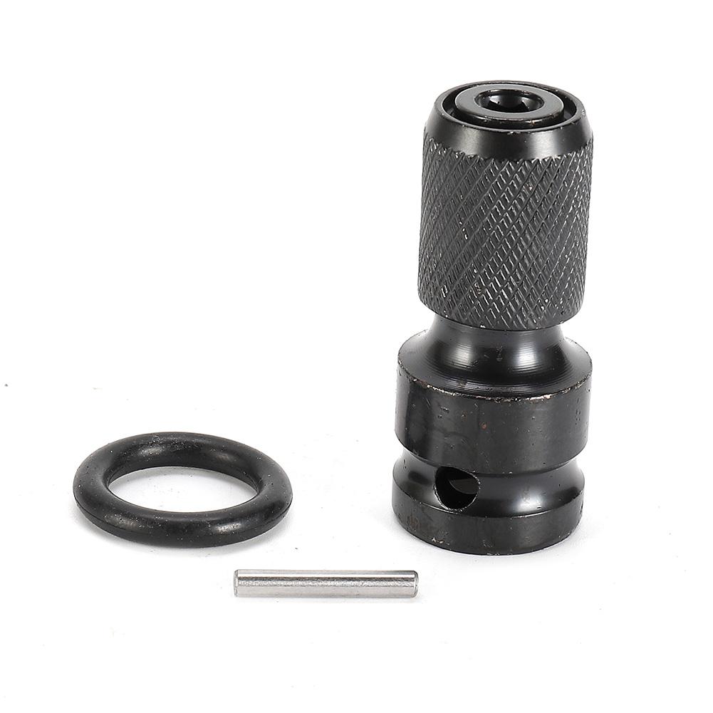 1/2inch 1Drive To 1/4in Impact Wrench Socket Set 1/4'' Hex Ratchet Socket Adapter Spanner Drive Converter Tool Drilling Bits