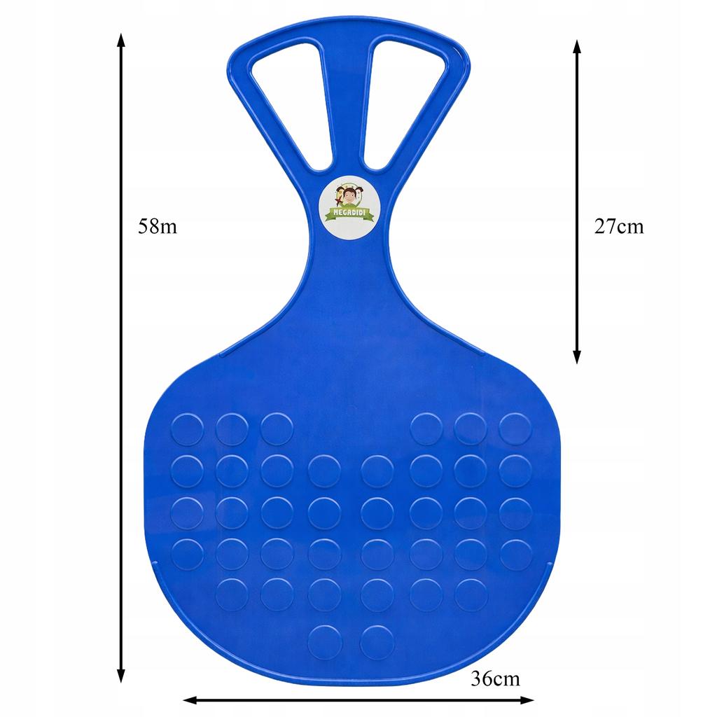 Dwie Sztuki Ślizg Jabłuszko Komplet Do Zjeżdżania Sanki Xxl 58 Cm Na Śnieg