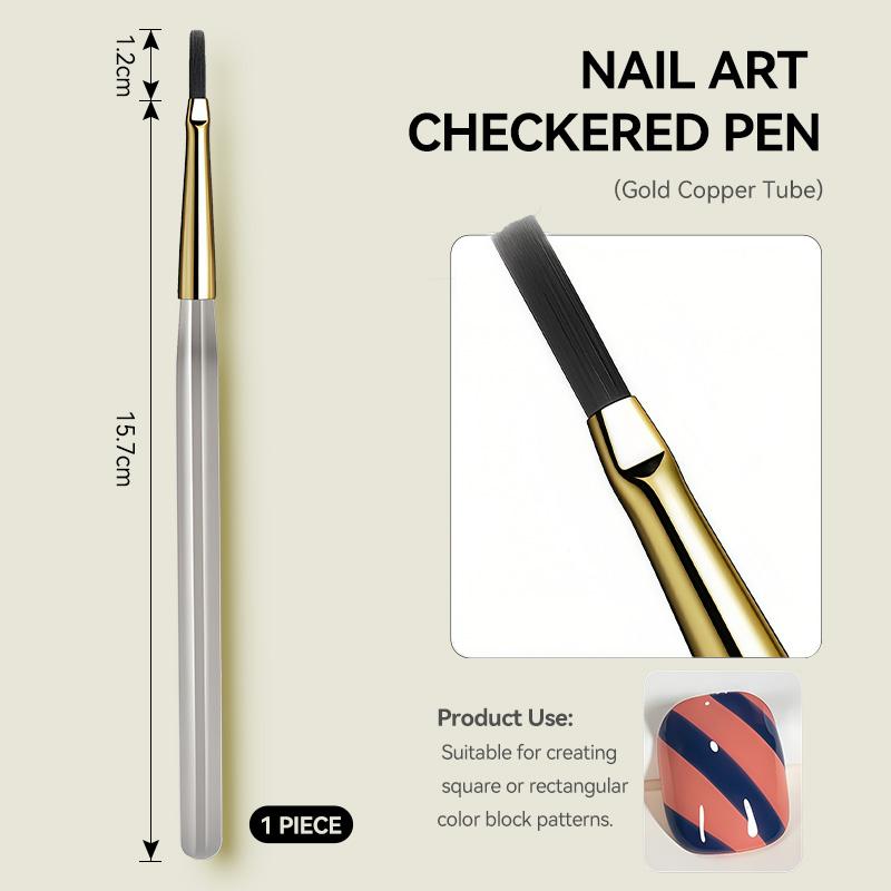 Professional Nail Art Brush Set for Acrylic Gel UV Polish Tip Painting Drawing Carving Dotting Pen Flat Fan Liner Manicure Tools