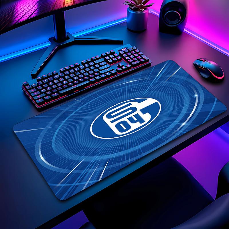 Schalke 04 Football Pattern Mouse Pad Non?Slip Rubber Base Gaming Mousepad For Desk Office Home
