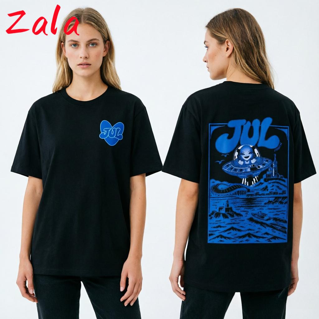 Rapper Jul Graphic Printed Unisexs Tshirt Fashion Y2k Hip Hop Unisexs Tshirt Top Casual Short Sleeve Streetwear Unisexs Clothing