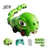 Interactive Electronic Snake Toy RC Magnetic Game Toy, Electric Remote Control Eating Itself Two Player Battle Parent-Child Competitive Race