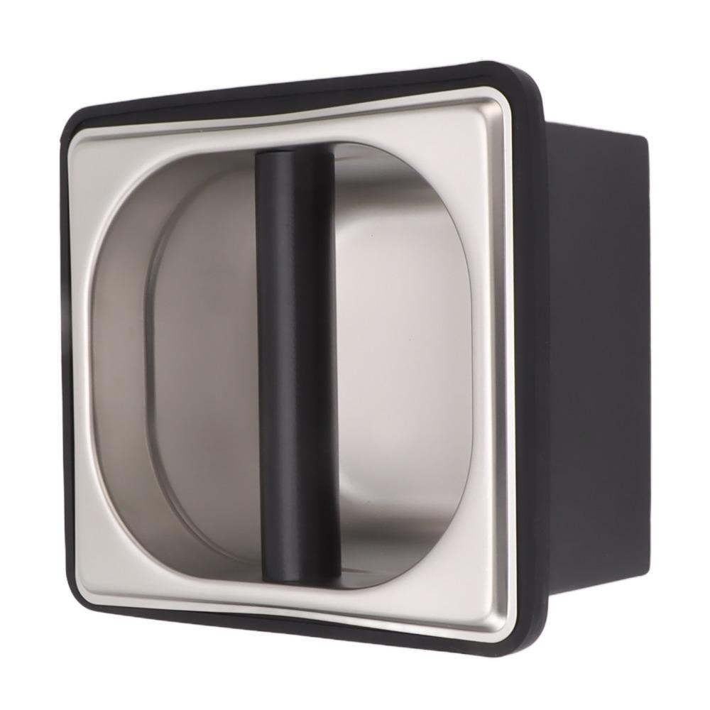 Removable Container Coffee Knock Box Large Capacity Grounds Disposal Container For Coffee Bar