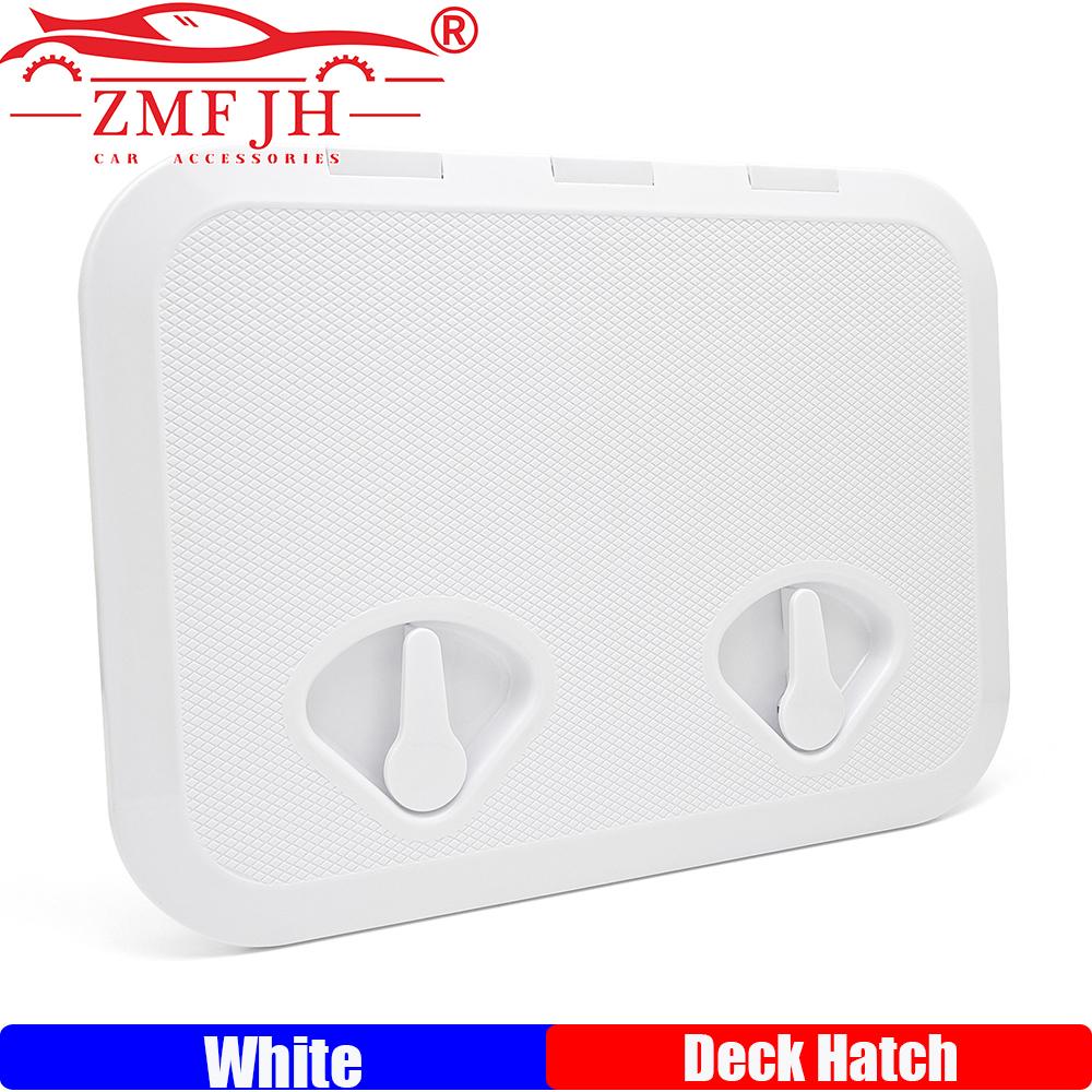 Waterproof Deck Access Hatch Cover ABS Plastic Anti-UV Non-Skid pection for Marine Boat Yacht RV Accessories Black White