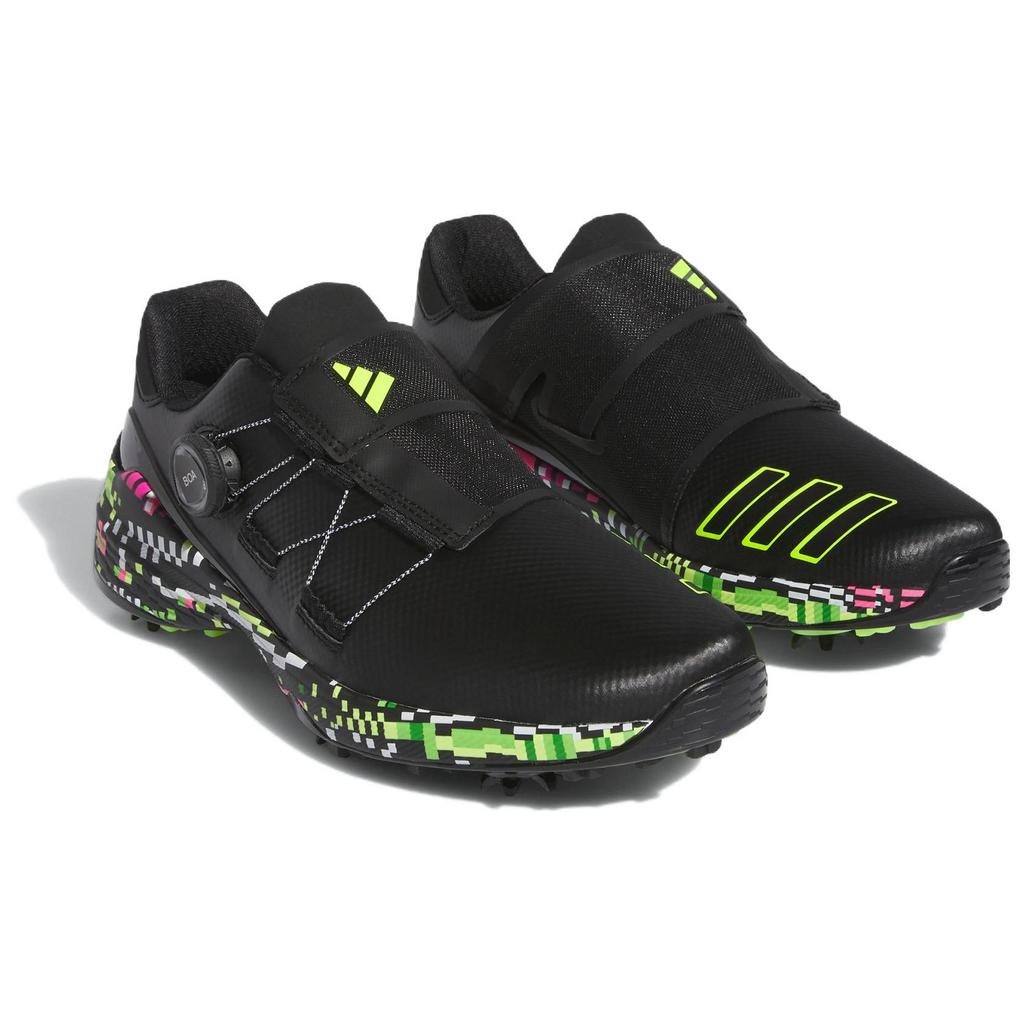 Adidas ZG23 Comfortable Non-Slip Durable Low-Top Golf Shoes Unisex Golf Shoes Black IG5360