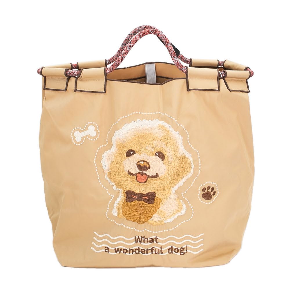 

Сумка-тоут для ходьбы, для покупок, экологичная, на плечо, на день рождения wa23 [Devalier], сумка, сумка, сумка, сумка, собака, кошка, сумка, легкая, нейлон, вышивка, подарок, (собака, бежевый)