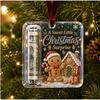 Christmas Money Holder Ornament Santa Snowman Angel Design Hanging Decoration for Christmas Tree Home Party 9.9cm