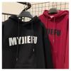 Mens Heavyweight Hooded Sweatshirt Winter Fleece Lined Loose Fit Streetwear Couple Top