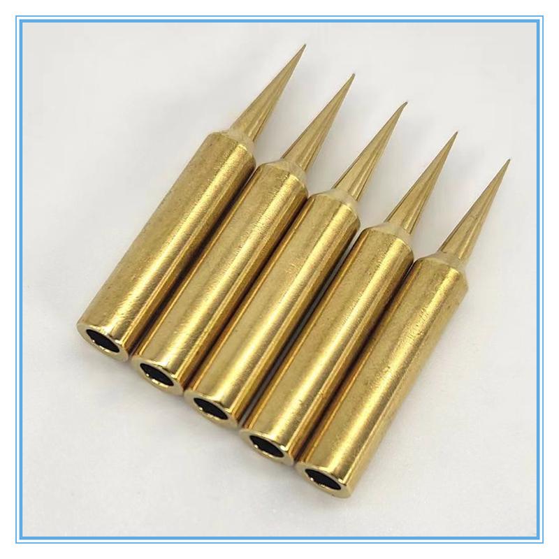 5 Stück/1 Satz Lötkolbenspitze aus reinem Kupfer 900M-T Lötspitzen Schweißkopf BGA Lötwerkzeuge