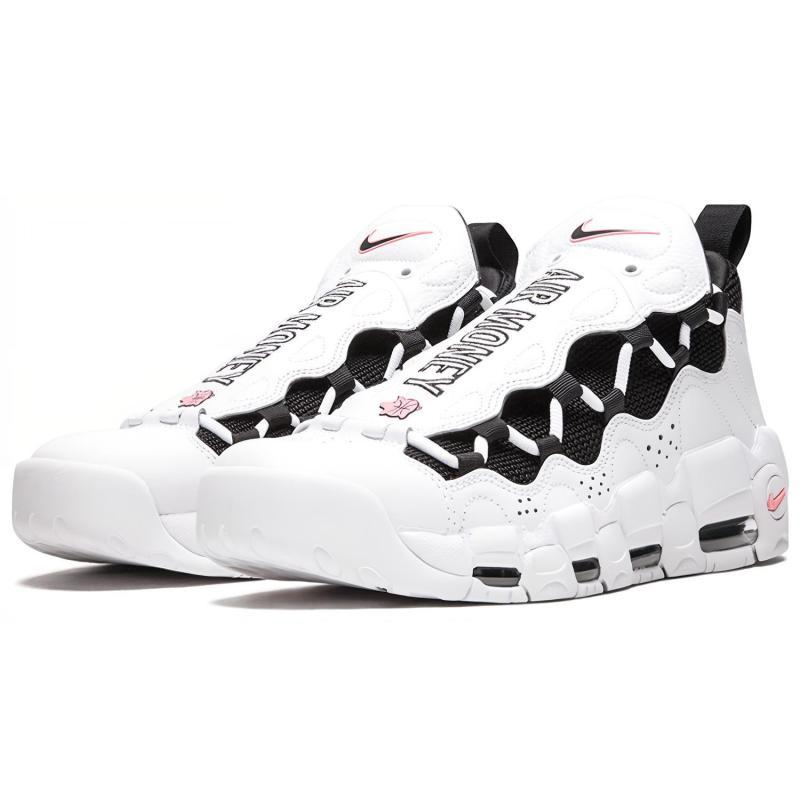 Nike Air More Money Weiß Schwarz Koralle Kreide Vintage Basketball AJ2998-101