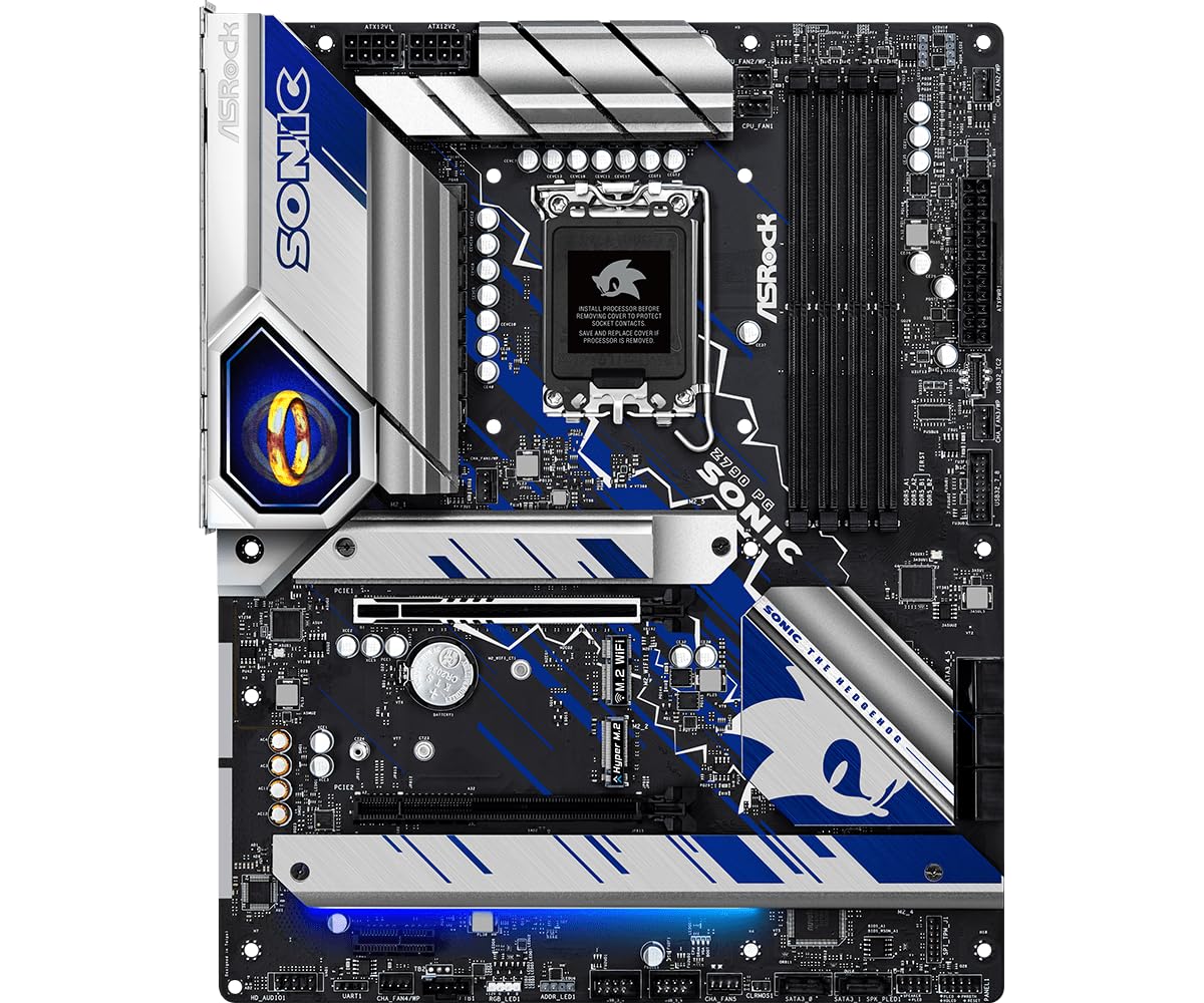 

ASRock Z790 PG SONIC Intel 12th and 13th Gen CPUs Z790 DDR5 ATX Motherboard Japanese Retailer Motherboard, (LGA1700), Chipset, [Official Product]