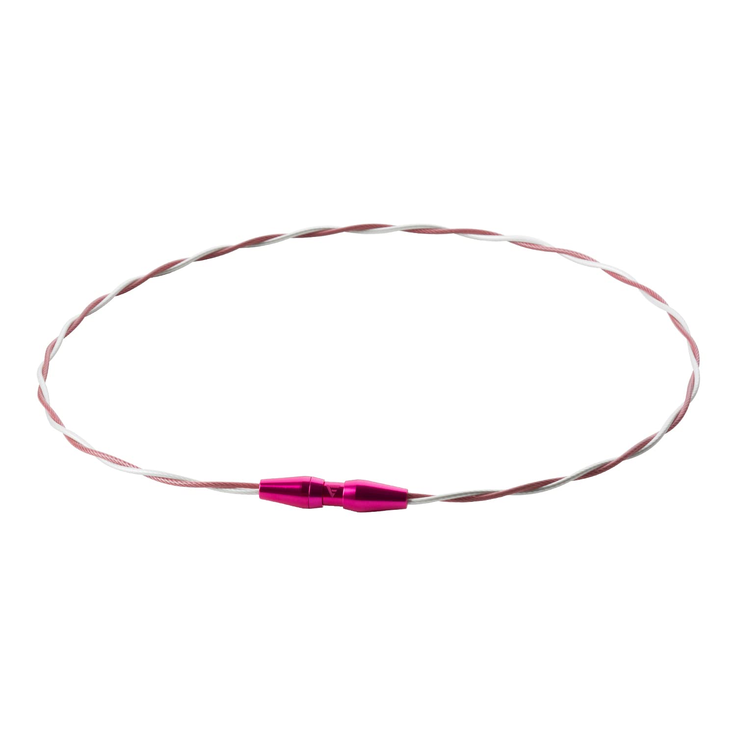 

favorite phiten unisex aluminum necklace RAKUWA neck wire EXTREME Tornado 43cm technology Metax [Teruaki Sato s product] pink/white [Stiff shoulders]