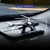Solar Car Air Freshener With Hidden Phone Plate Helicopter Styling Propeller Perfume Diffuser Auto Novelty Fragrance Accessories