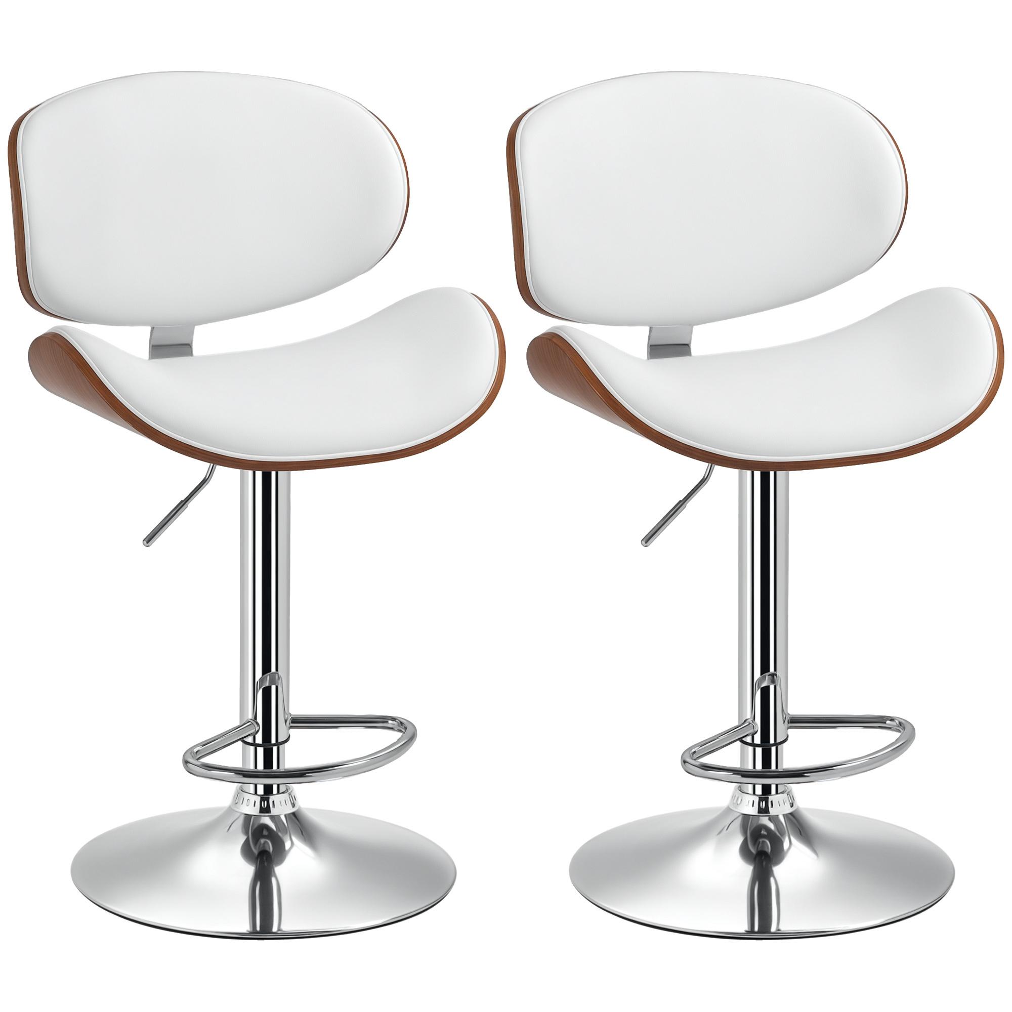 Set of 2 Bar Chairs Stool