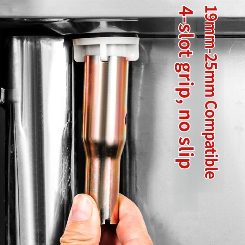 Carbon Steel Faucet Socket Wrenches Faucet Repair Tool for Nut and Bolt Removal with Nonslip Design and Ergonomic Handle