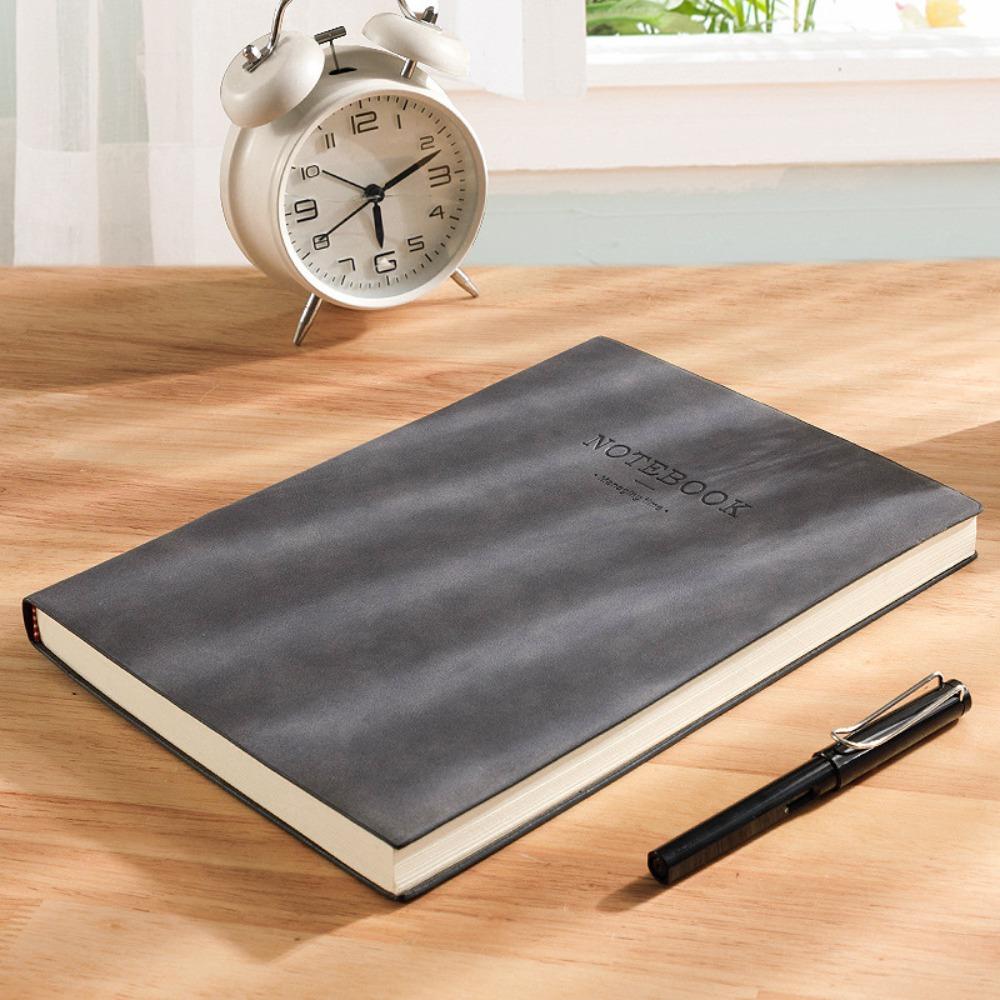 Leather Agenda Notepad Thickened Meeting Record Handbook Fashion Daily Planner  Office